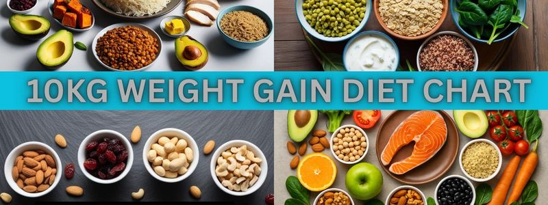 10kg weight gain diet chart